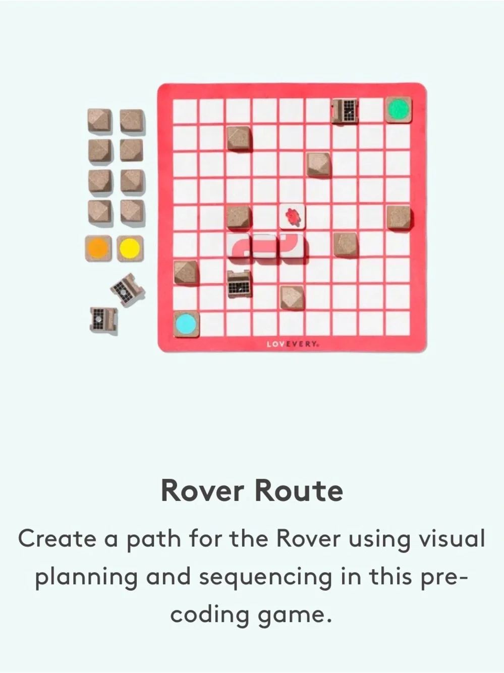 Lovevery Montessori Rover Route Game from The Planner Play Kit
